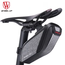 Wheelup Waterproof Bicycle Bag Bike Storage Bag Rear Seat Pouch Quakeproof Cycling Saddle Seatpost Tail Reflective Bag