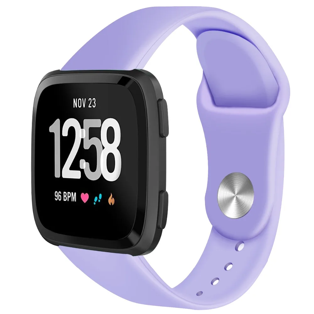 Силиконовый ремешок для fitbit versa/versa 2/versa litle ремешок reloj Браслет спортивный сменный ремешок для часов Часы Аксессуары