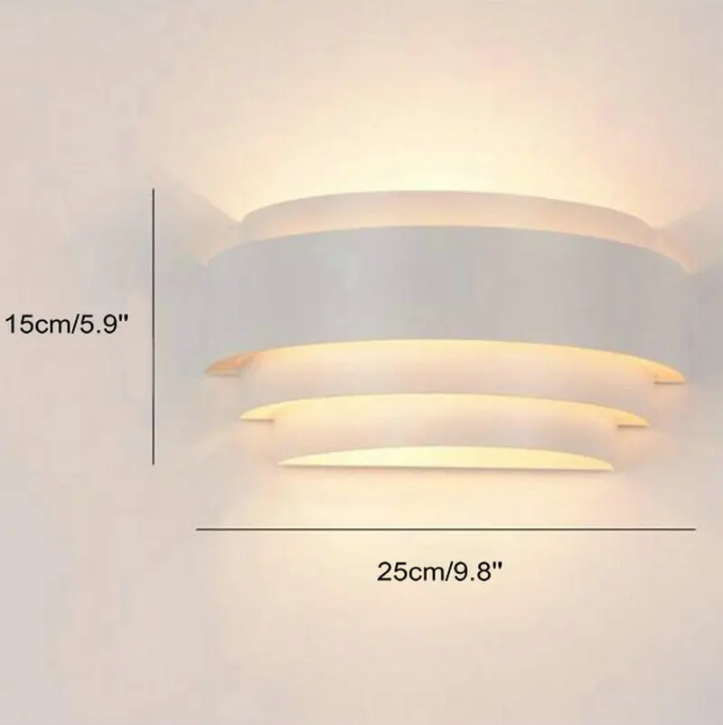 6 Modern Wall Lights Up Down Lamp Indoor Lighting Wall Sconces Fixtures with White E27 110v 220v for Home Bedside Bedroom stairs