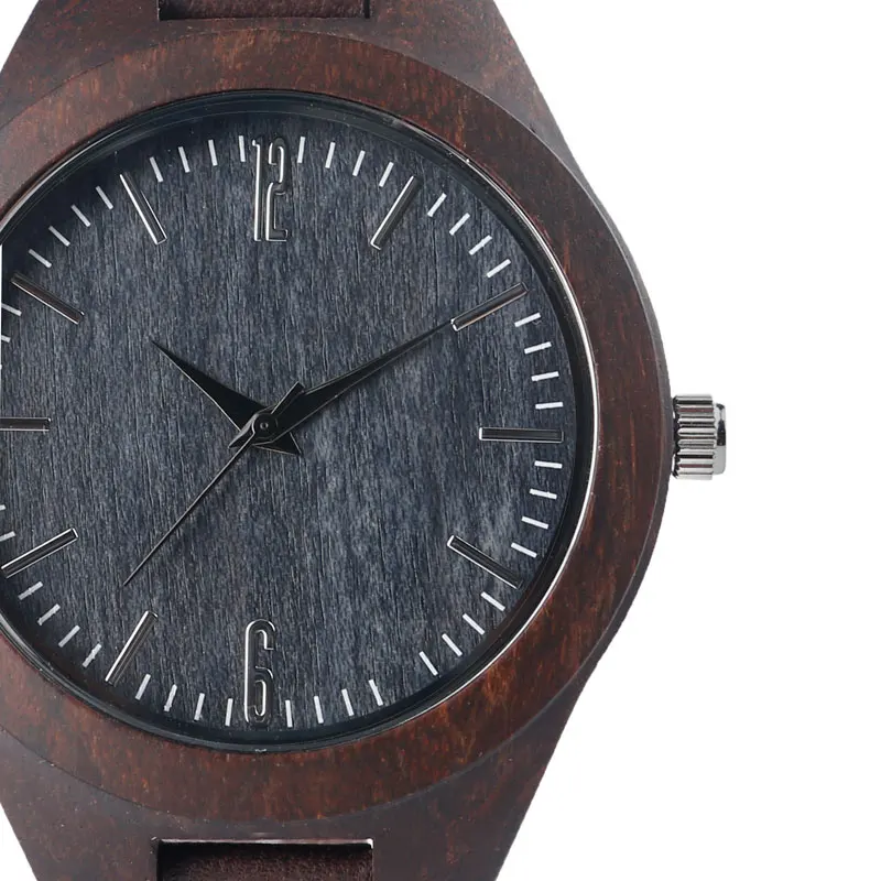 YISUYA Mens Wooden Wrist Watch Novel Bamboo Wood Creative Watches Black Genuine Leather Band Strap Quartz Males Watch relogio (5)