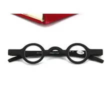 MINCL/ новые маленькие круглые очки для чтения очки ретро женские и мужские черные очки для чтения с коробкой NX