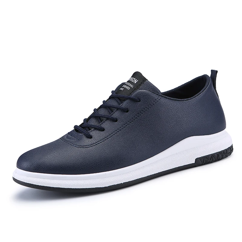 

Leather Shoes Men Casual Breathable Shoes Microfiber Leather Luxury Brand Flat Leather Oxford Shoes for For Men Drop Shipping