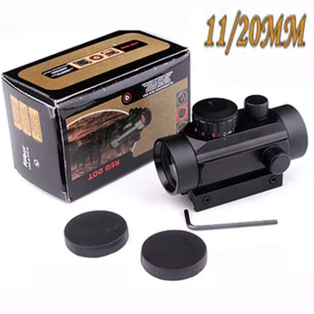 

1X30 Red & Green Dot Scope Tactical Hunting Holographic Sight for Shot Gun Airsoft 11/20mm Rail Mount Riflescopes Hunting Optics