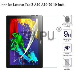 Экран протектор для lenovo Tab 2 A10 A10-70 A10-70F A10-70LC 10,1 дюйма закаленное Стекло Tablet Защитная пленка
