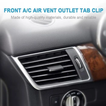 

1PC Air Vent Tab Car A/C Clip Replacements For Mercedes Benz W166 X166 ML GL Accessory Interior Mouldings