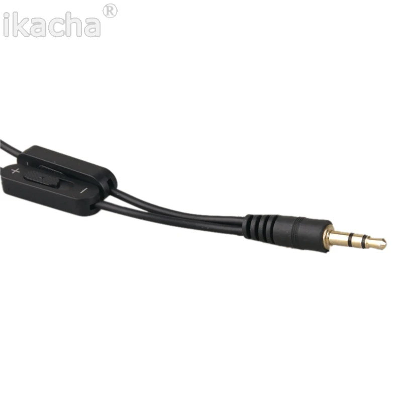 Volume Control 3.5mm Plug Jack Headphone Audio Stereo Y Splitter Cord Cable (3)