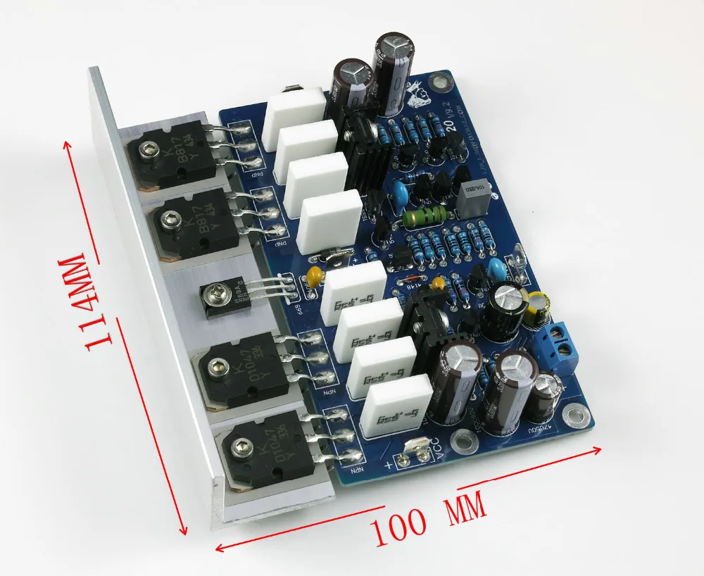 LJM Audio Hi end L20 200 Вт 8R V9.2 аудио Stero усилитель мощности плата с угловым алюминием