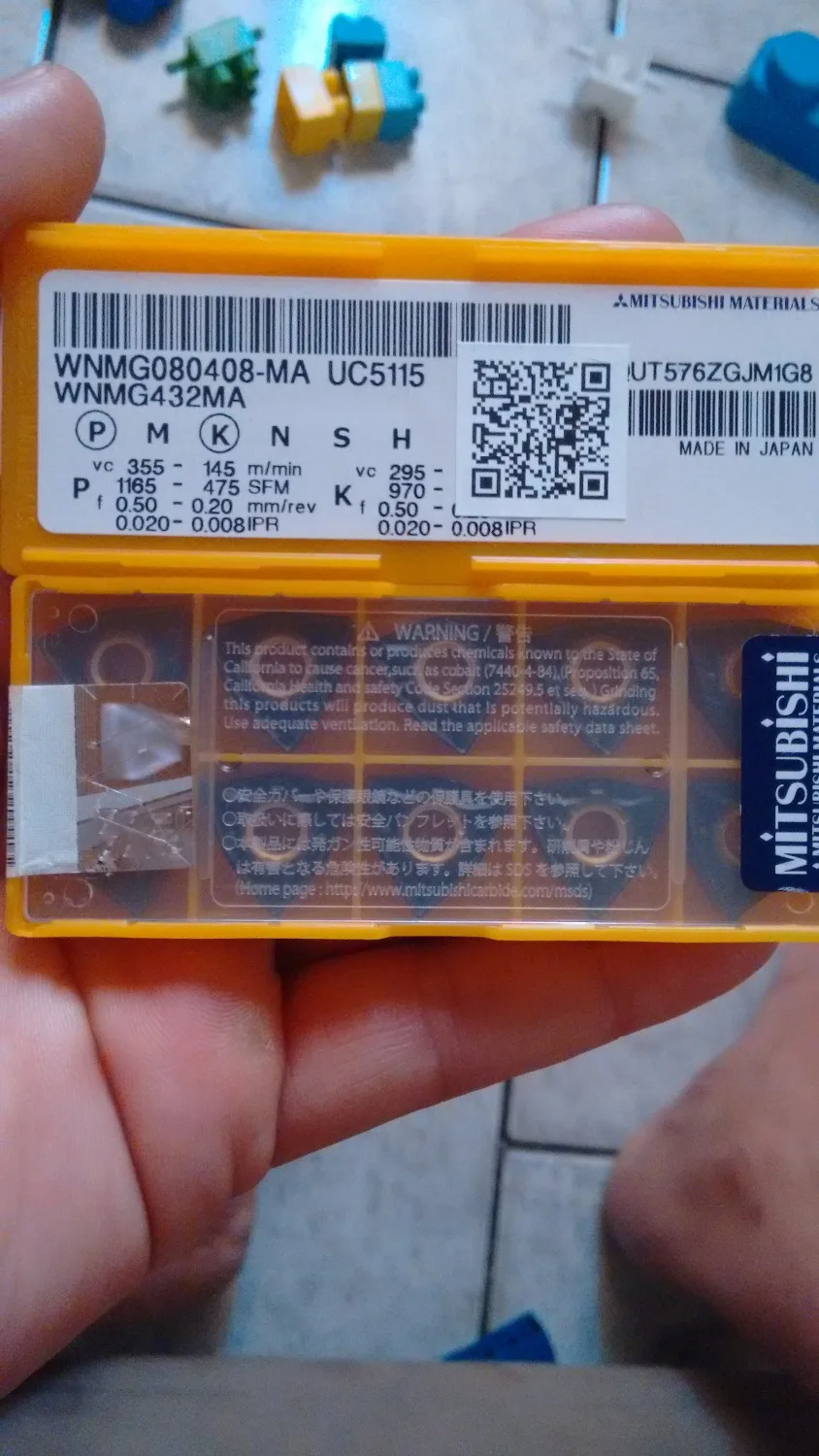 Бесплатная доставка WNMG080408 MA UC5115 оригинальные карбидные вставки фрезерные