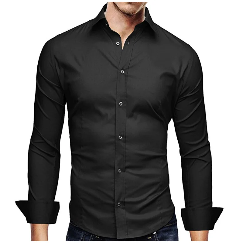 Купить Черную Шелковую Рубашку Мужскую