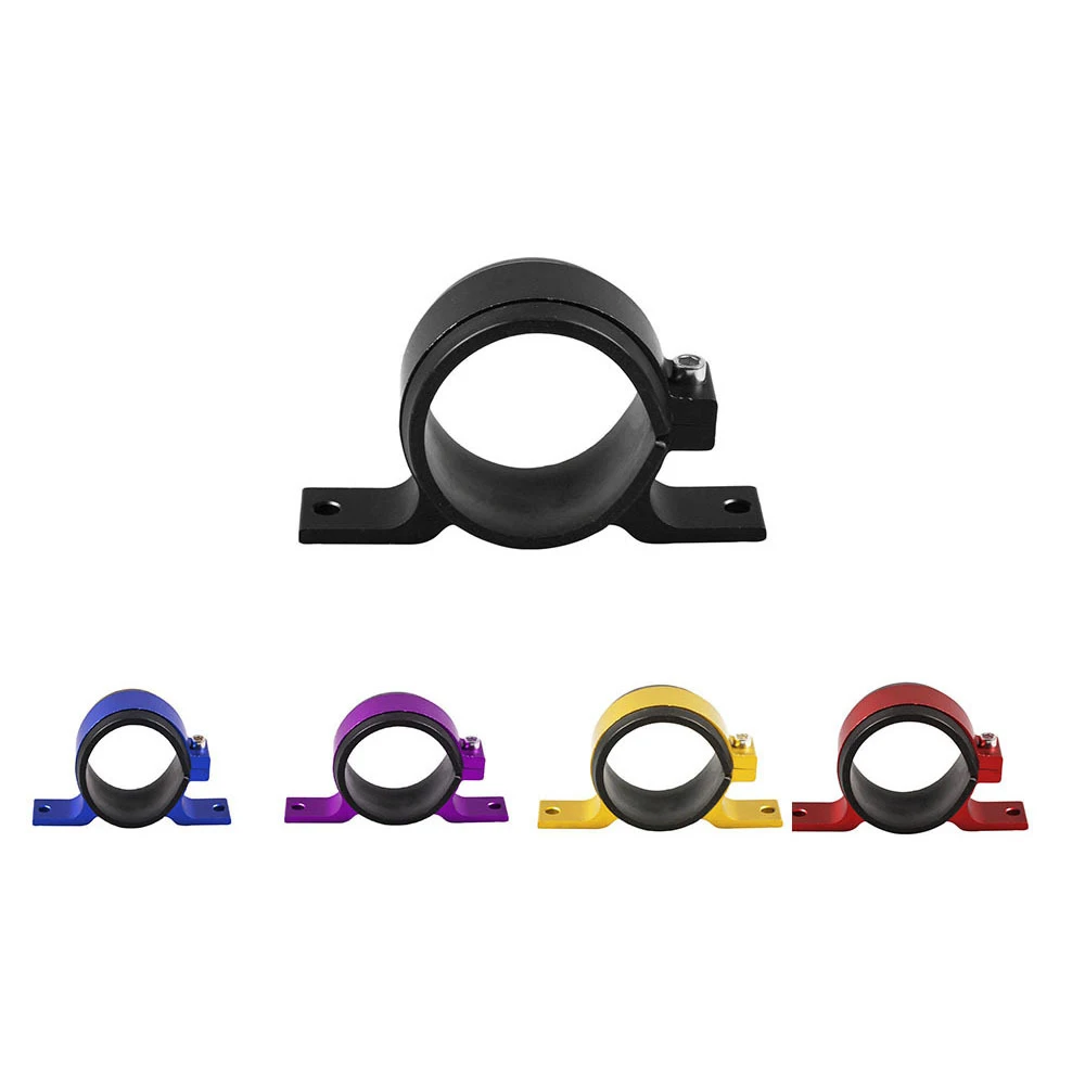 

Black Fuel Pump Mounting Bracket Single Filter Clamp Cradle 044 60mm