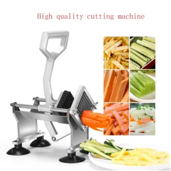 

Stainless Steel French Fries Cutter Potato Chips Strip Cutting Machine