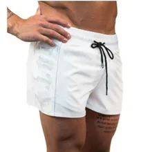 Летние Новые мужские шорты для спортзала, фитнеса, компрессионные быстросохнущие повседневные модные шорты для бега, мужские Брендовые спортивные штаны для бодибилдинга