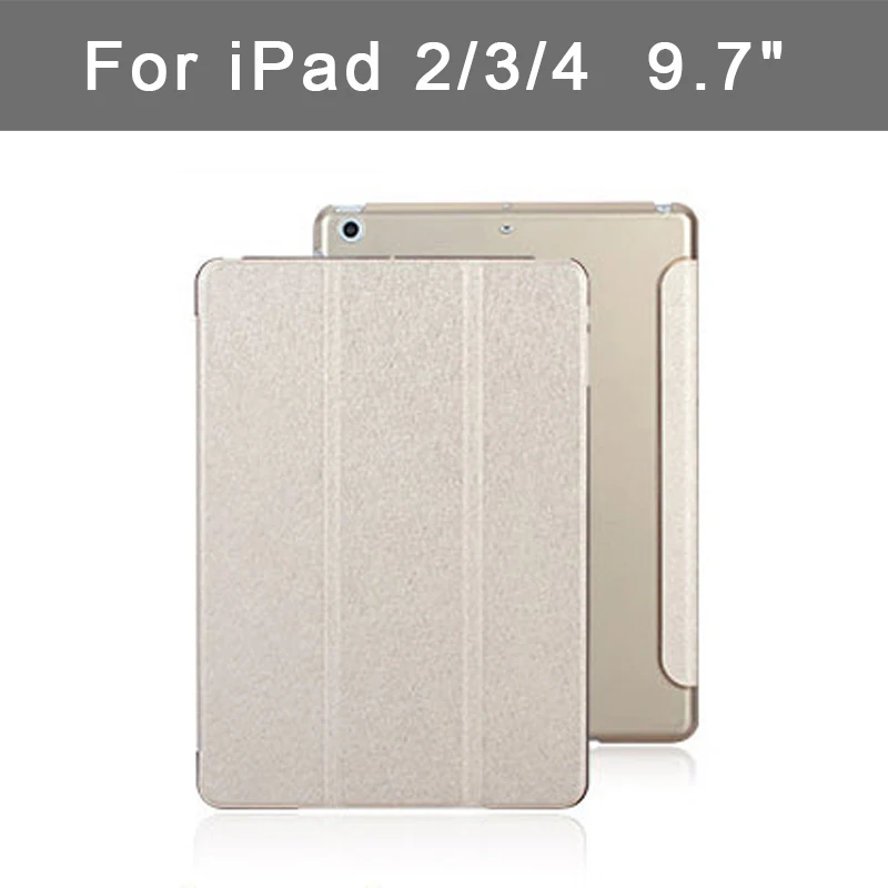 

Case for iPad 2/3/4 9.7 inch Ultra Slim shell PU Leather Smart Cover+ PC back cover Trifold Funda Stand Holder Coque Auto Sleep
