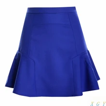 Новое поступление Женская юбка с высокой талией однотонная мини-юбка красивые женские OL сшитые повседневные рыбий хвост юбки CC2892