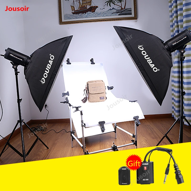 Вспышки света комплект AF 250 фотостудия 250W Крытый фон для фотосъемки светильник