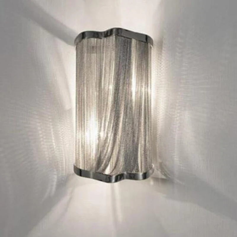 

T Tassel Aluminum Wall lamp Bedroom Living Room Italy Design Fashion Home Lighting Hotel Hall Corridor Aisle Light