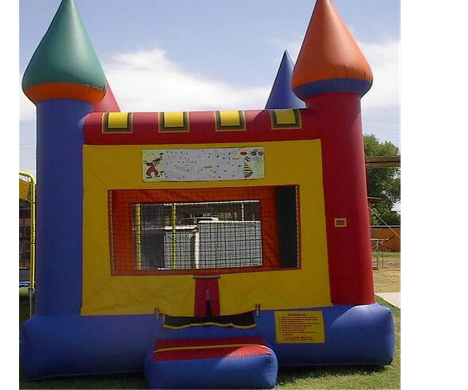 PVC inflatable castles bounce trampoline inflatable with free air blower children toysin