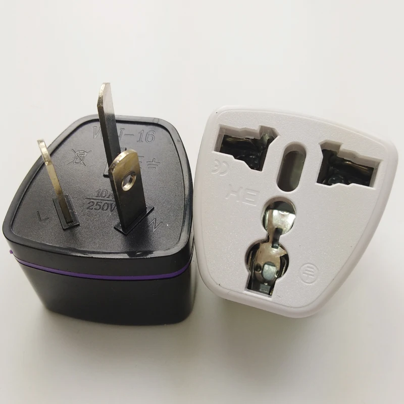 US European EU To AU Australia Plug Adapter Australian 10A AC Travel Power Adapter Electrical