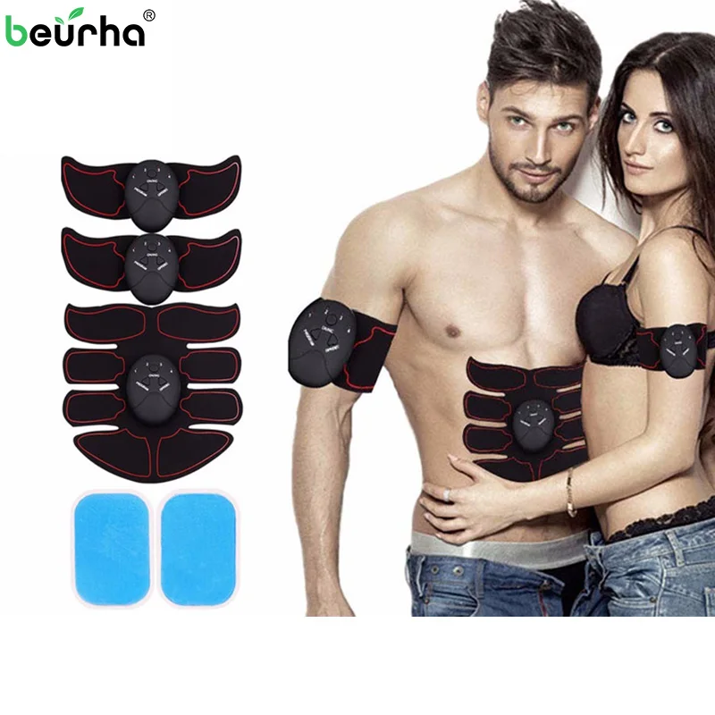 

Electro EMS Muscle muscular Stimulator Wireless Tens Body Fittness Slimming Abdominal Muscle massageador myostimulator Drop ship
