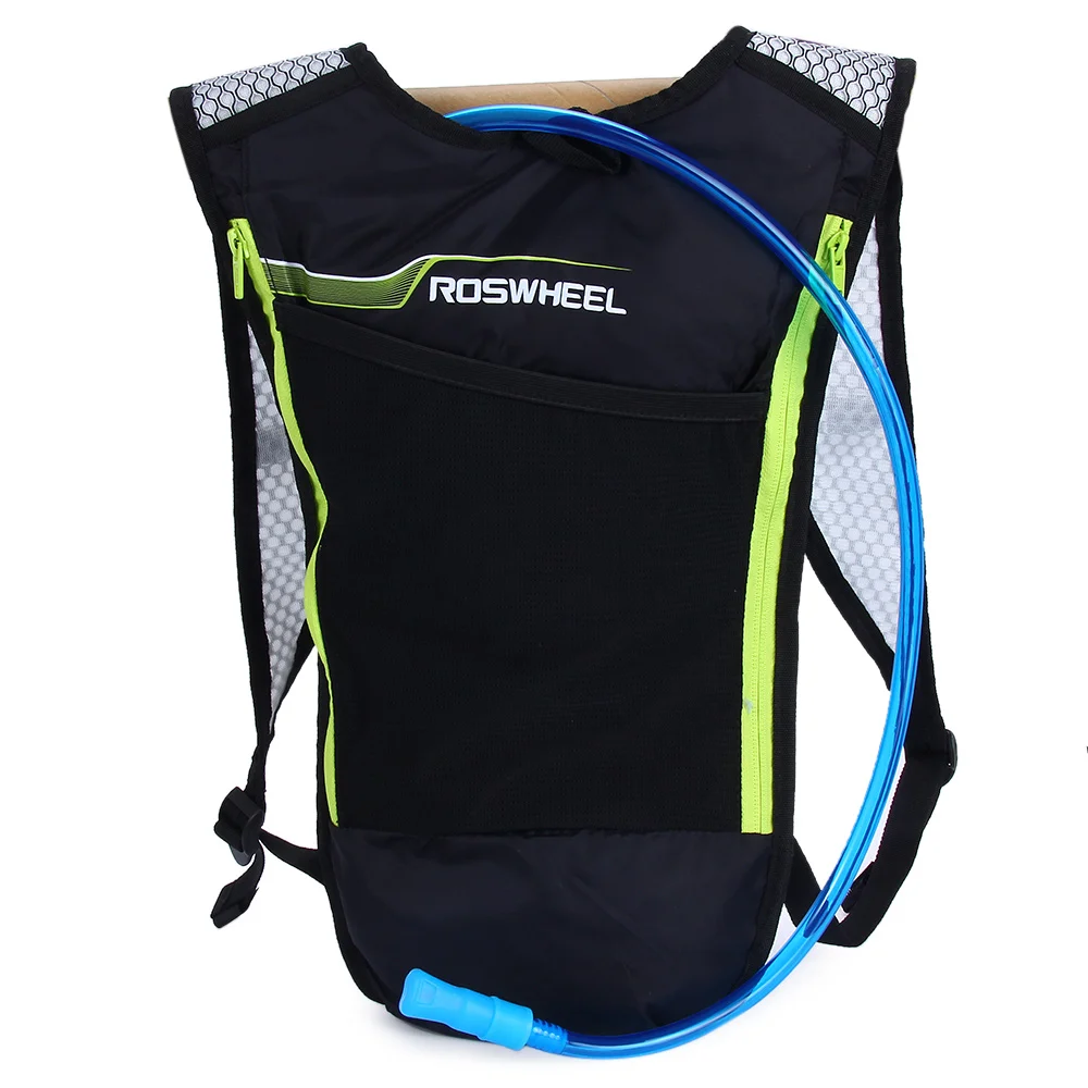 Top Roswheel Bicycle Bag 5L Bike Hydration Backpack Mtb Backpack With 2L Water Bag For Camping Cycling Hiking 1