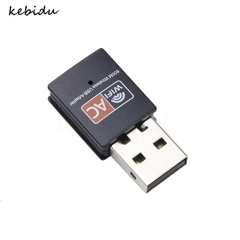 Kebidu 600 Мбит/с беспроводной USB WiFi адаптер двухдиапазонный 2,4 ГГц 5 ГГц USB Wi-Fi Lan Ethernet приемник сетевая карта 802.11ac