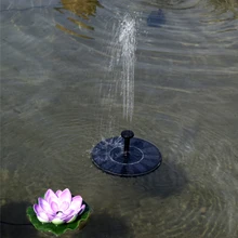 Lumiparty Hot Sale 7V Floating Water Pump Solar Panel Garden Plants Water Power Fountain Pool