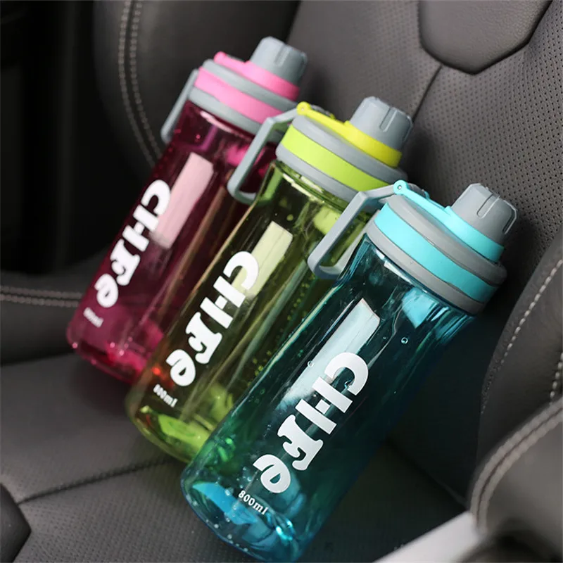 

1000ml Large Capacity Plastic Water Bottle for Outdoor Sports Travel Hiking Climbing Bicycle Bottle With Straw Drinkware
