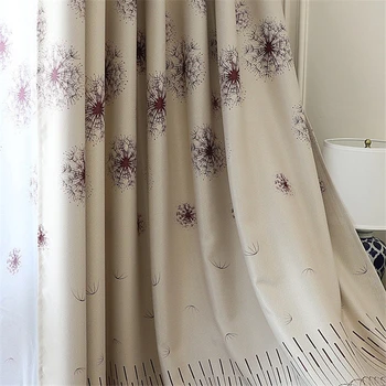 

Shading Window Curtain Dandelion Blackout Curtains For Bedroom Living Room Cortina Rideau Drapes