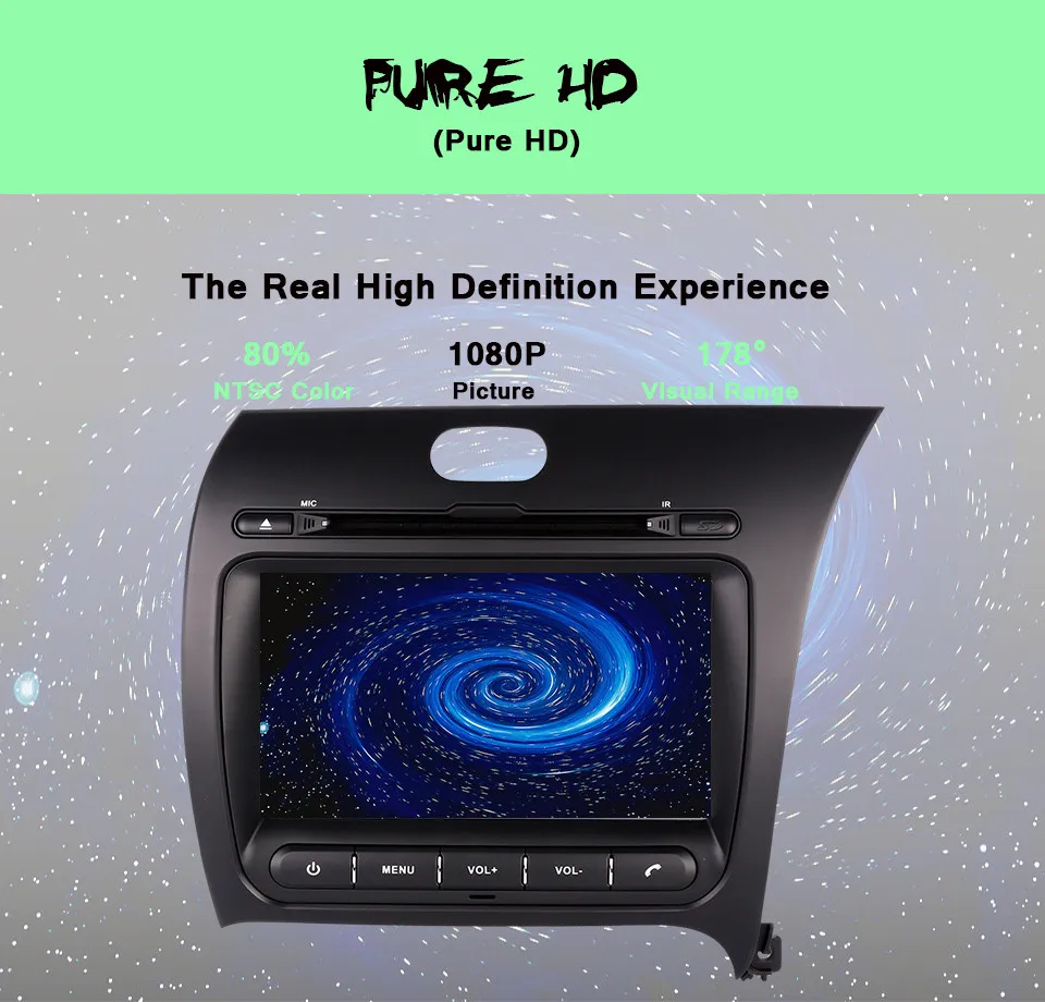 Sale Android 9.0 Car stereo dvd player For kia cerato k3 forte 2013 2014 2015 with gps WIFI usb SD Card Map octa core 1024*600 Radio 6