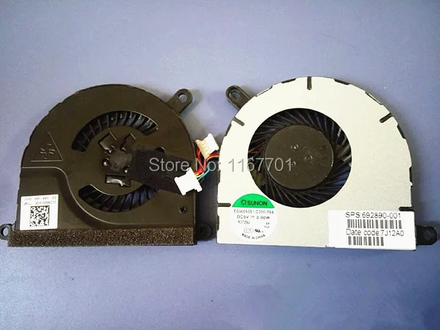 

Original Laptop/Notebook CPU Cooling Fan For HP Spectre XT Pro 13 15 Envy14-K 692890-001 KSB05105HC-CA62 EG50050S1-C010-S9A