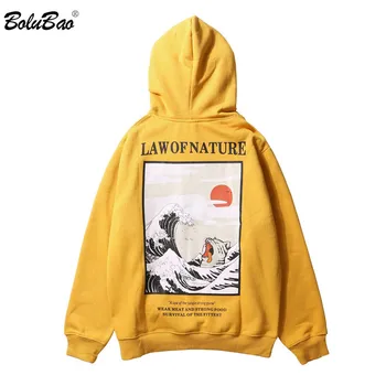 

BOLUBAO Printing Men Hoodies Sweatshirts Mens Casual Pattern Hoodies Street Clothing New Male Fashion Brand Hoodie Sweatshirt