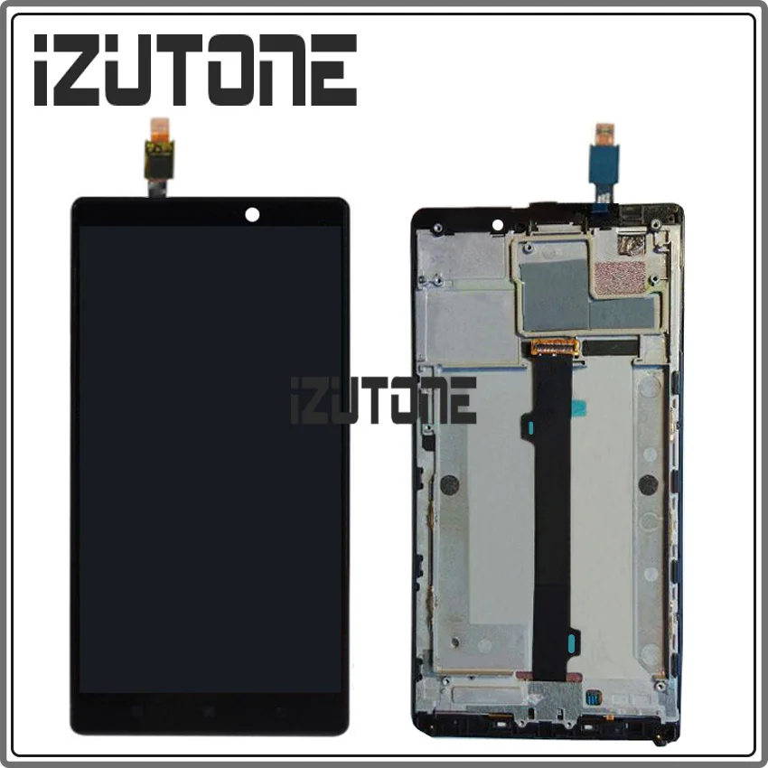 100 Warranty 6 0 LCD Display Screen with touch screen digitizer frame assembly for Lenovo K920
