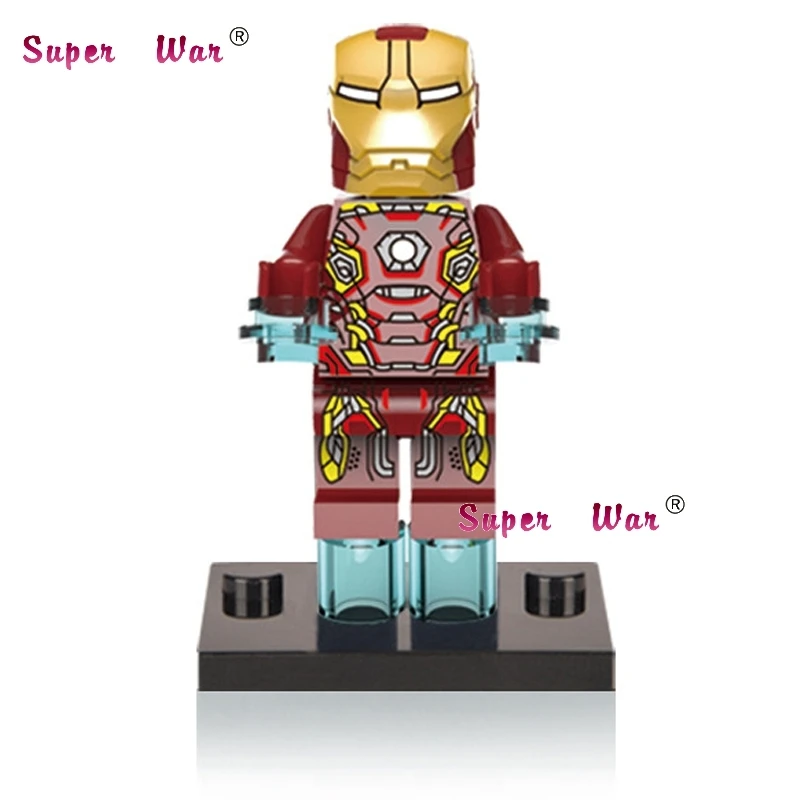 

Single Sale superhero marvel avengers Iron Man Tony Stark building blocks action sets model bricks toys for children