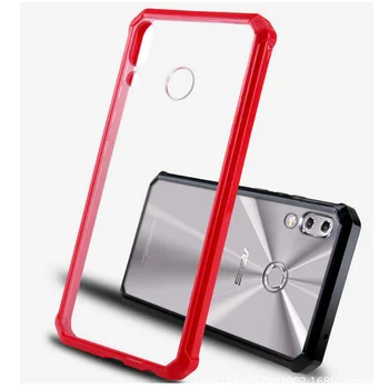 

50pcs/lot For Zenfone Max Pro M2 ZB631KL Soft Frame Shockproof Transparent Hard Case For Asus Zenfone Max Pro M1 ZB601KL ZB602K