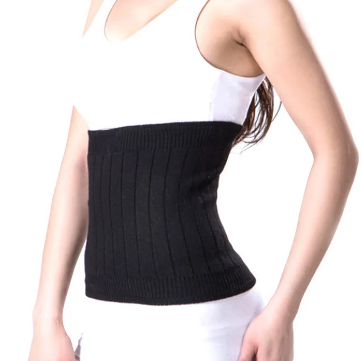 50pcs Protective Warm Waist Belt padded thick Cashmere + Knitted belt