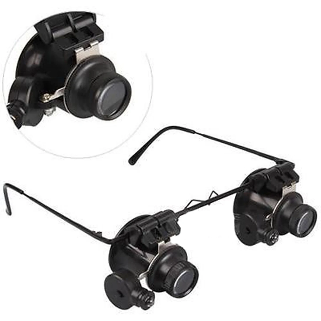 Magnifying Glasses 20X Eye Jewelry Watch Repair Magnifier Glasses With