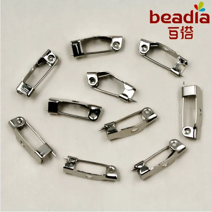 

Hot sale 150pcs/Lot 15mm DIY Safety Pins Brooch Jewelry Findings Accessory Making