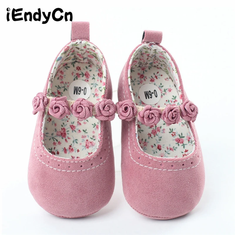 Crib Shoes For Christmas Baby Girls Kid Floral Crib Shoes Soft Sole