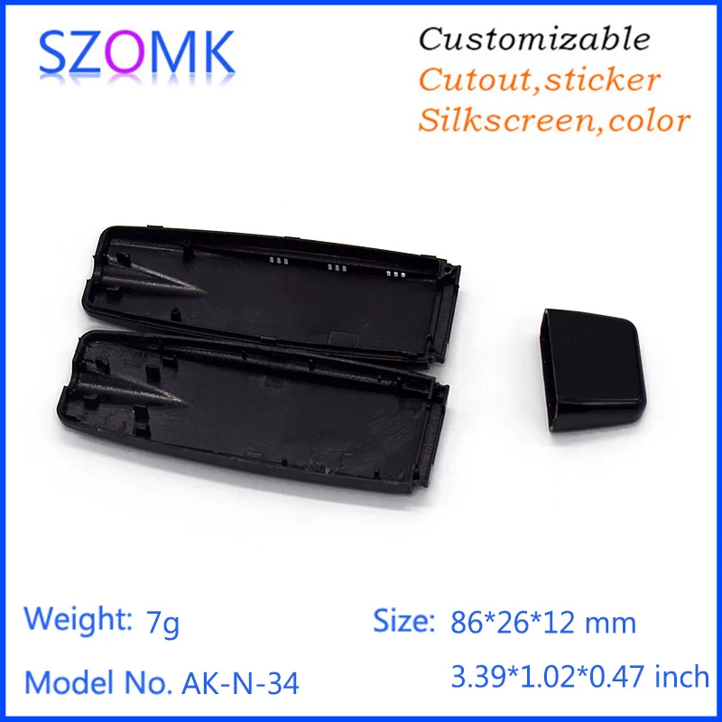

one piece small usb flash drive instrument box plastic enclosure for electronic case sensor shell enclosure 86*26*12mm