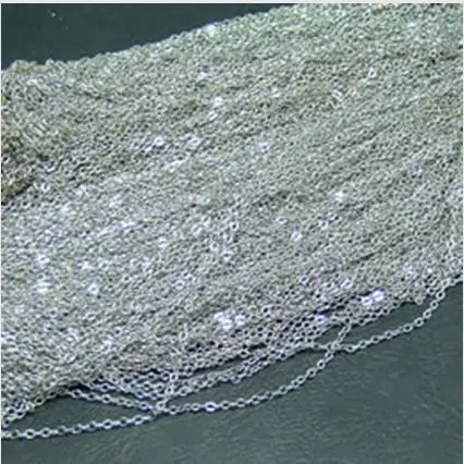 

cheap silver chain 1.5mm wide anti-oxidized silver chains 5 meters / lot free shipping