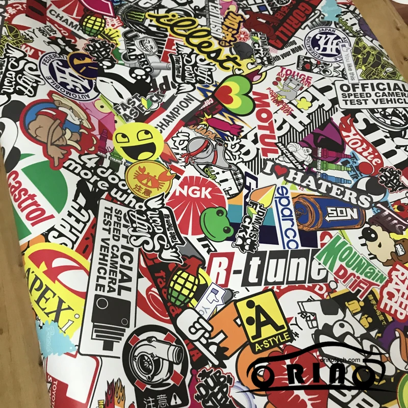 Stickerbomb Vinyl Wrap-1