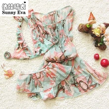 Sunny eva/детский купальный костюм Русалочка для девочек, одежда для купания для детей, платье бикини комплект из 3 предметов, детский купальный костюм для девочек, бикини из двух предметов