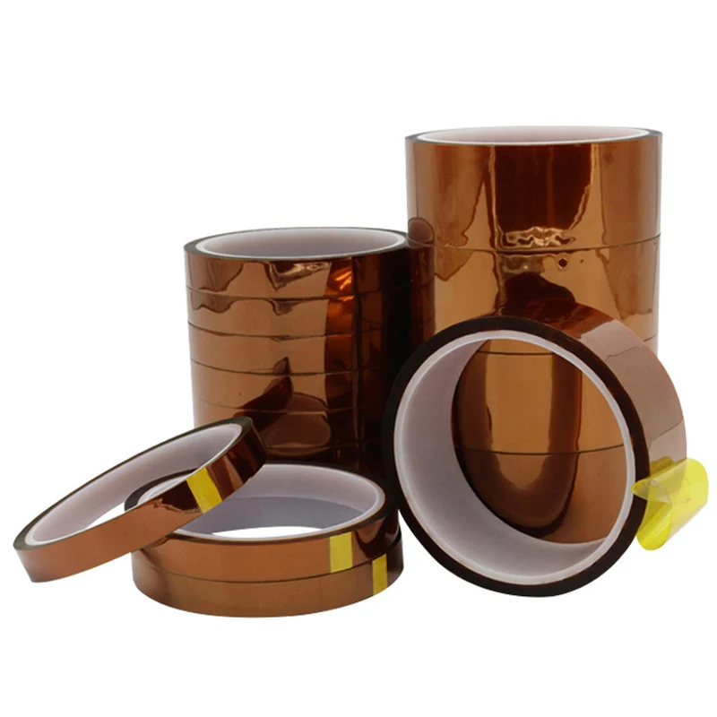 

3PCS high quality polyimide tape high temperature and high pressure insulation antistatic strong adhesive tape PI Battery tape