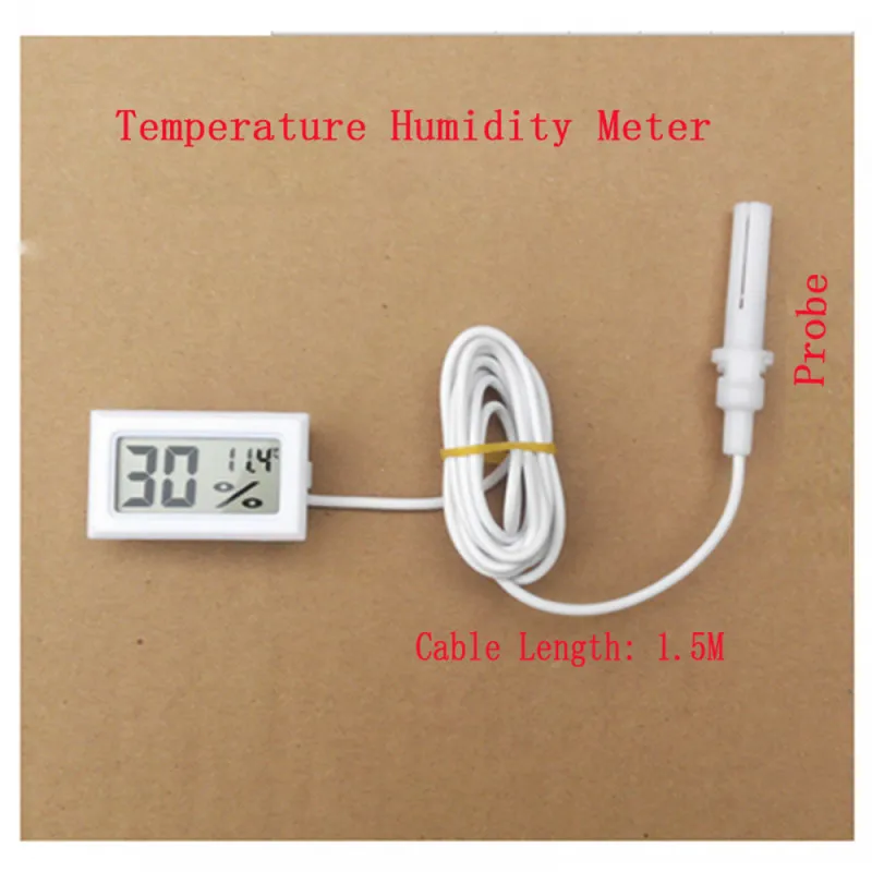 Мини-термометр гигрометр Измеритель температуры и влажности Цифровой ЖК-дисплей Метеостанция домашняя кухня открытый Прямая поставка
