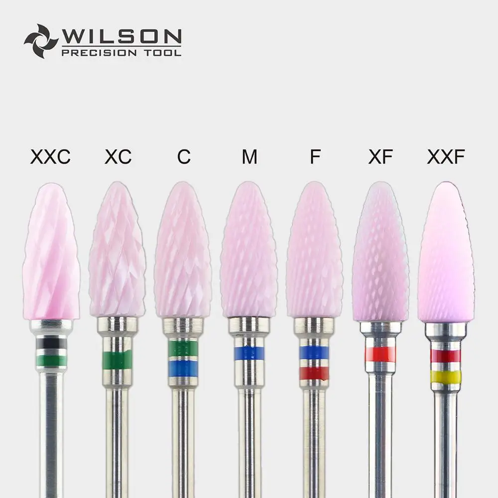 

Bullet Shape - 6.0mm - Cross Cut - Pink Zirconia Ceramic Dental Lab Burrs - WILSON PRECISION TOOL