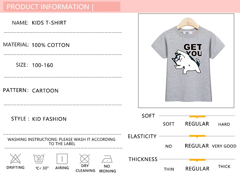 Get you fashion baby boys tops cute huskies kids clothes girls fashion t-shirt cartoon dog print kid tees summer cotton shirt