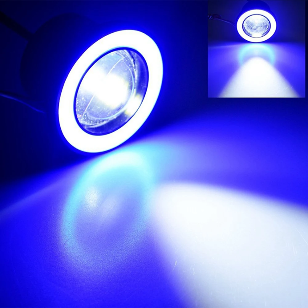 Y-2X-High-Quality-64mm-76mm-89mm-Super-Bright-LED-COB-Angel-Eyes-Daytime-Running-Light