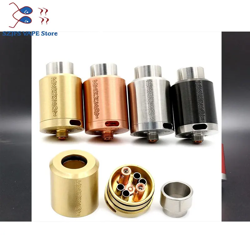 

Kennedy 24MM Revolving Dripping Atomizer Spraying Spray With Broach Lower Loader Best Quality RDA Tank For Box vs GOON 528 RDA