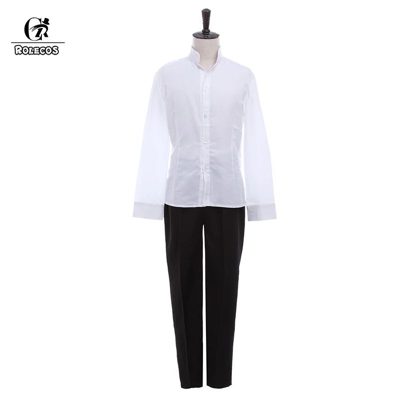 ROLECOS Mob Psycho 100 Cosplay Costume Kageyama Shigeo Sakamoto Anime Cosplay Men School Uniform Costume Boy Clothes Set Outfit