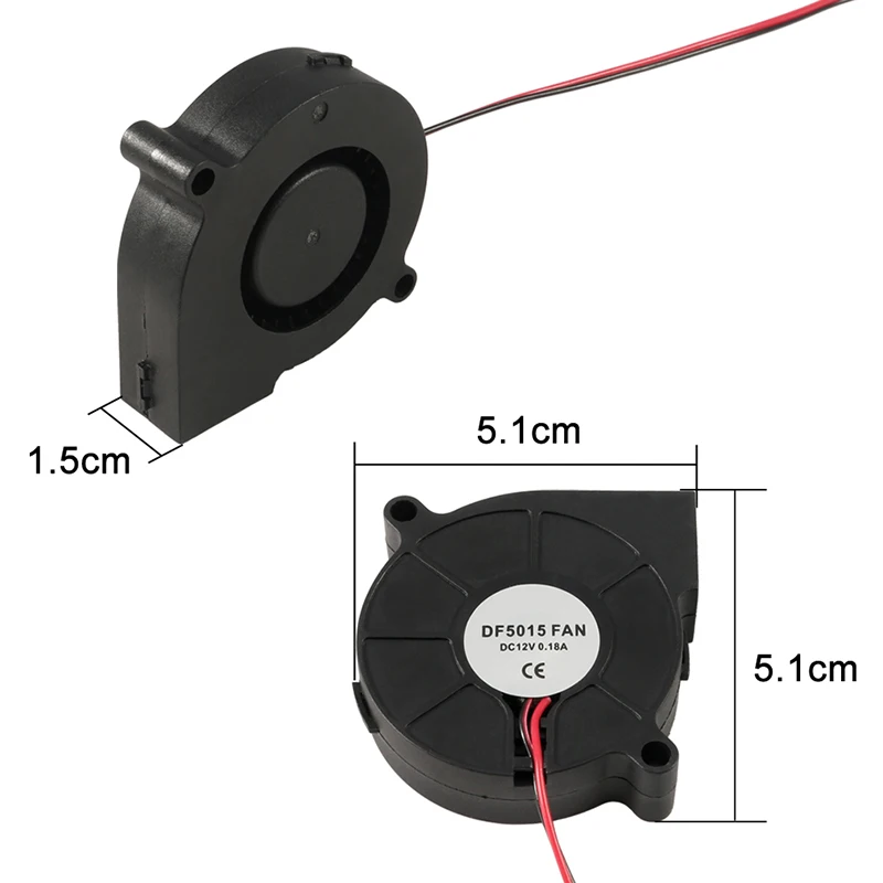 Aokin 5015 вентилятор 12 V 24 для Anet A8 A6 охлаждающий постоянного тока ультра тихий